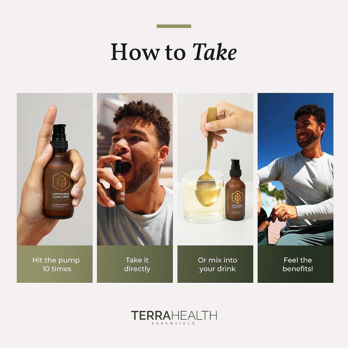 Terra Health Essentials Liposomal Curcumin Drops - Joint Support Supplement with Turmeric and Black Pepper - 5X Higher Absorption and Great Tasting - 30 Servings - Vegan and All Natural