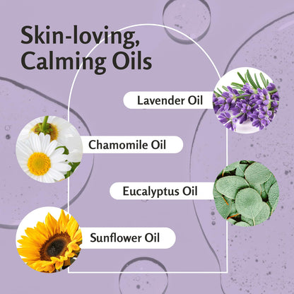 Lavender Massage Oil with Collagen and Stem Cells - Skin Tightening Massage Oil for Mass