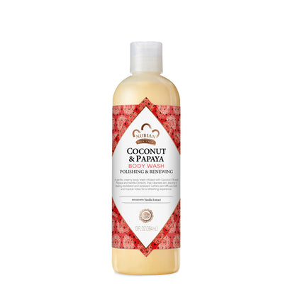 Nubian Heritage Body Wash Goats Milk and Chai Soothing & Hydrating Body Cleanser Made with Fair Trade Shea Butter, 13 oz