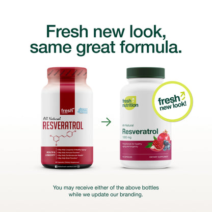 Resveratrol Supplement - Trans-resveratrol Extra Strength 750mg - Natural, Pure and Potent Polyphenols Supplement - Vegan, Non GMO, Gluten-free - 90 Capsules