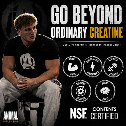 Animal Creatine Monoydrate Powder for Men & Women | Unflavored 300g