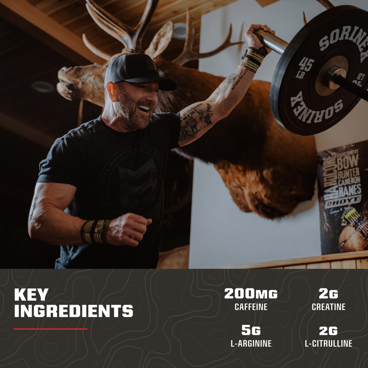 MTN OPS Yeti Pre-Workout Powder with Creatine, Tiger's Blood