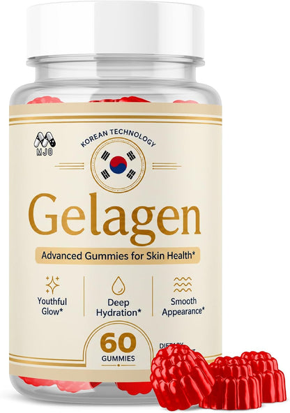 Gelagen Gelatin Gummies, Gelagen Koreana Advanced Skin Health, 60 Gummies