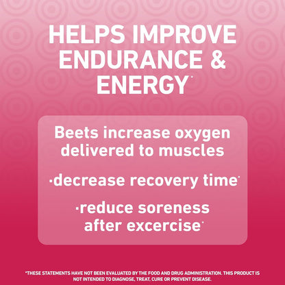 Harvest of Nature Beet Root Supplement 1300mg, 60 Capsules | Beet Root Powder, Energy & Endurance, Cardiovascular Health & Recovery, Vegan, Non-GMO