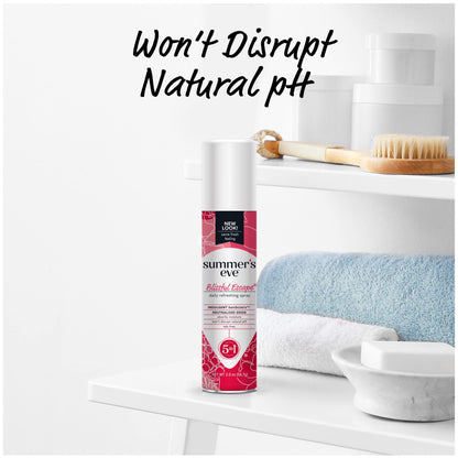 Summer's Eve Blissful Escape Daily Refreshing Feminine Spray, 2 oz, 3 Pack