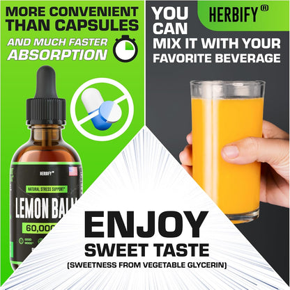 HERBIFY Bundle - Mullein Leaf Extract & Lemon Balm - Respiratory Support & Brain Support