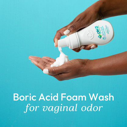 pH-D Feminine Health - Boric Acid Foam Wash - pH-Balanced, Paraben-Free, and Plant-based