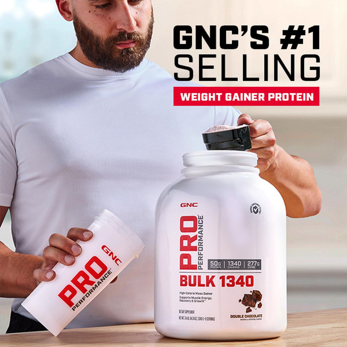 GNC Pro Performance Bulk 1340 - Cookies and Cream, 9 Servings, Supports Muscle Energy