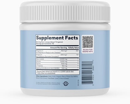 MYOXCIENCE Myo Relax & Calm | Myo-Inositol, L-Theanine, Taurine, Magnesium & GABA | Supports Sleep, Neurotransmitter & Hormone Support (Berry Flavor) (60 Servings)