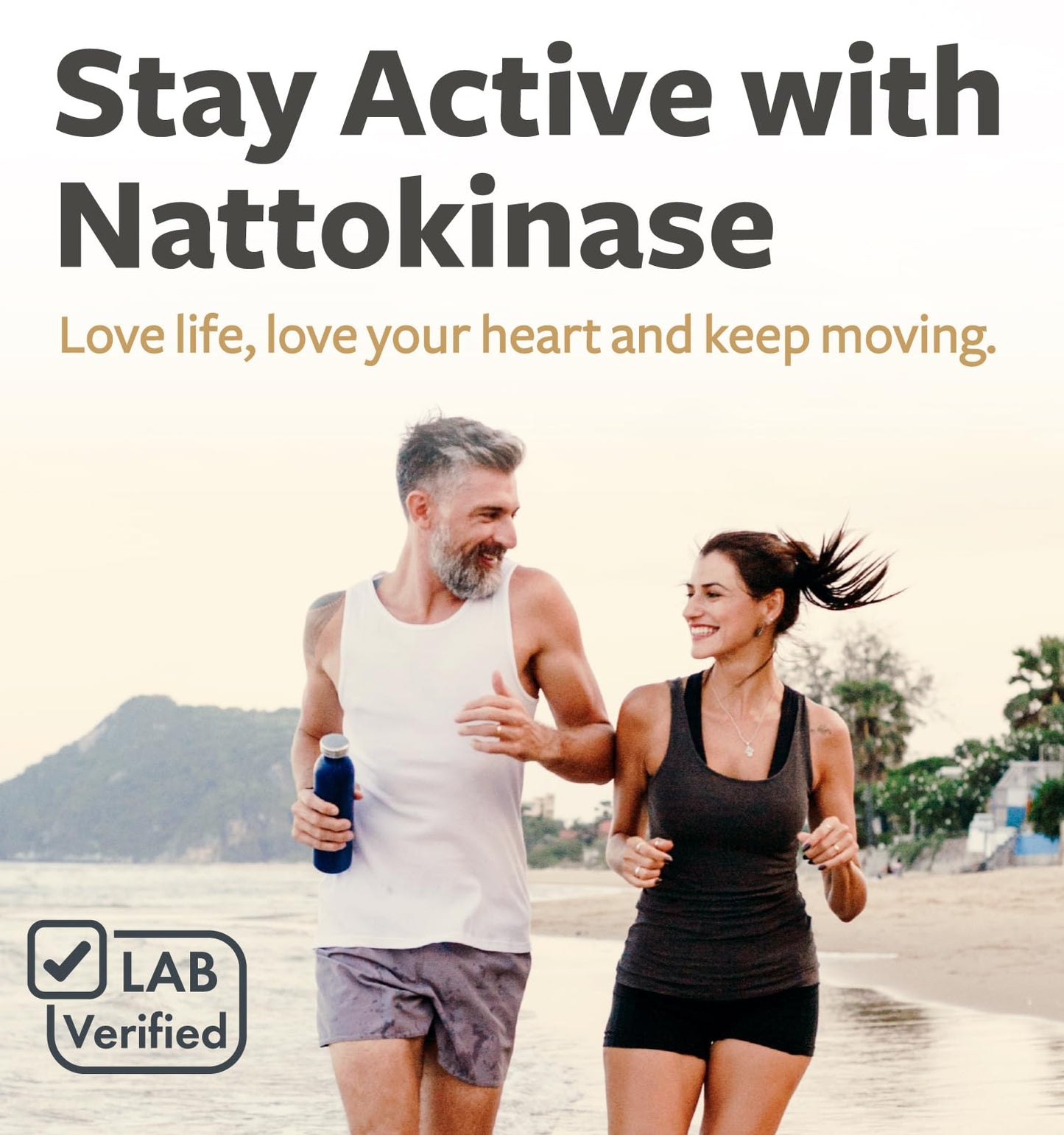 Healths Harmony Nattokinase 2000 FU (Non-GMO) Powerful Nattokinase Supplement Made from Naturally Fermented Soybeans - (4 Month Supply) 120 Vegan Natto Capsules