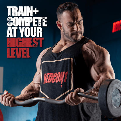 REDCON1 Total War Pre Workout Powder, Kiwi Lime - Beta Alanine + Citrulline Malate Keto