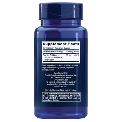 Life Extension N-Acetyl-L-Cysteine (NAC) & Zinc Caps