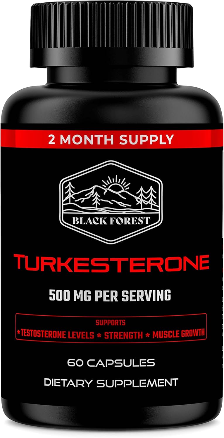 Black Forest Supplemets Starter Pack Bundle. 1 X Turkesterone + 1 X Cistanche (TESTO Pack)