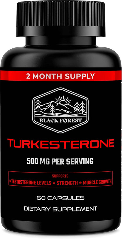 Black Forest Supplemets Starter Pack Bundle. 1 X Turkesterone + 1 X Cistanche (TESTO Pack)
