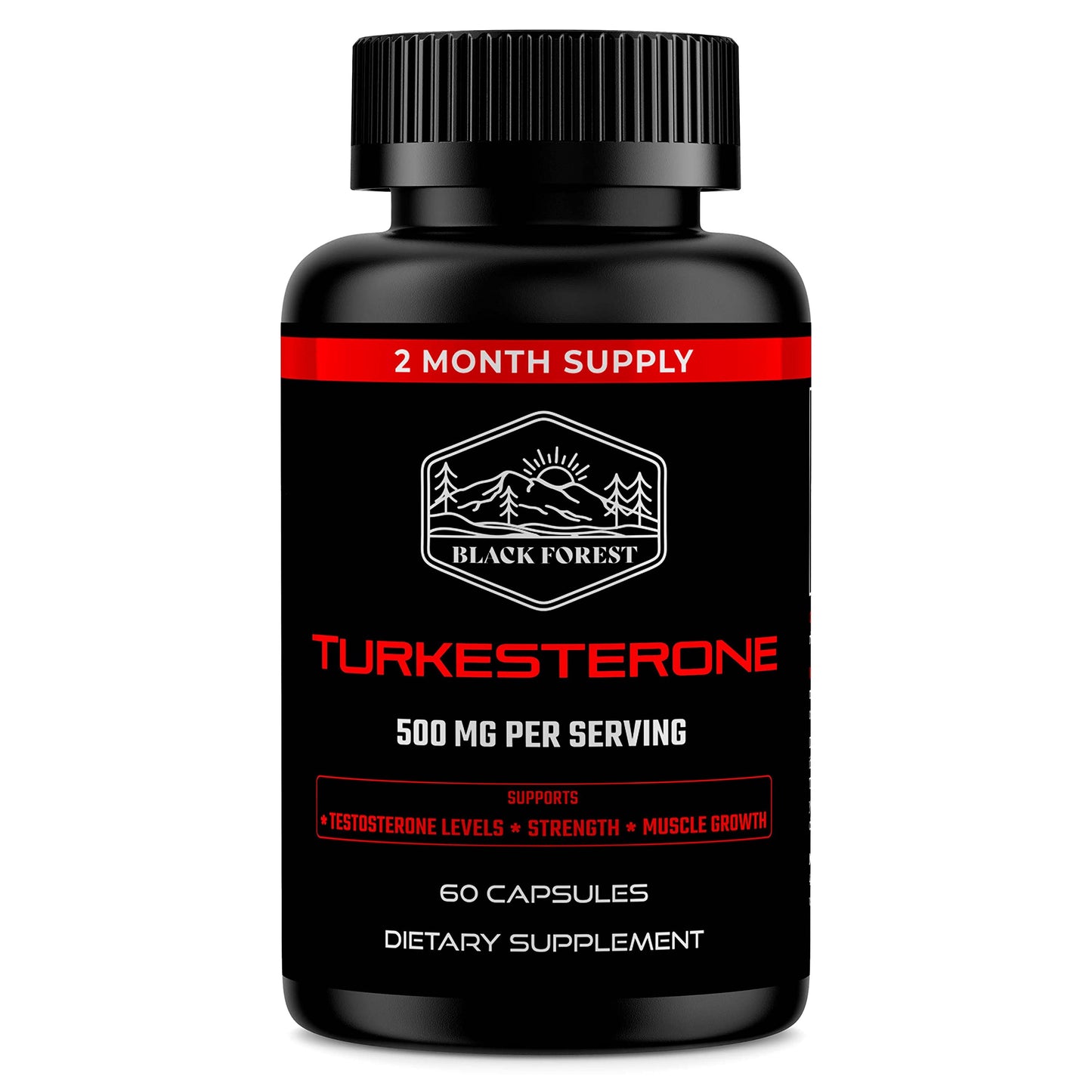 Black Forest Turkesterone Tongkat Ali Supplement 1000mg per Serving (Max Purity 95%) Turkesterone Supplement for Men (Tongkat Ali for Men Longjack 200:1) Similar to Tongkat Ali Fadogia Agrestis