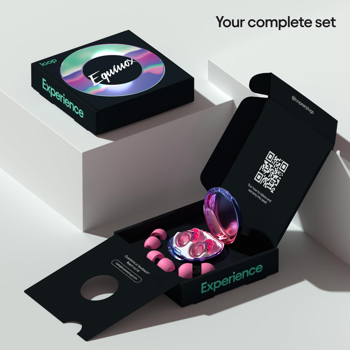 Loop Experience Equinox Earplugs – High-Fidelity Reusable Earplugs