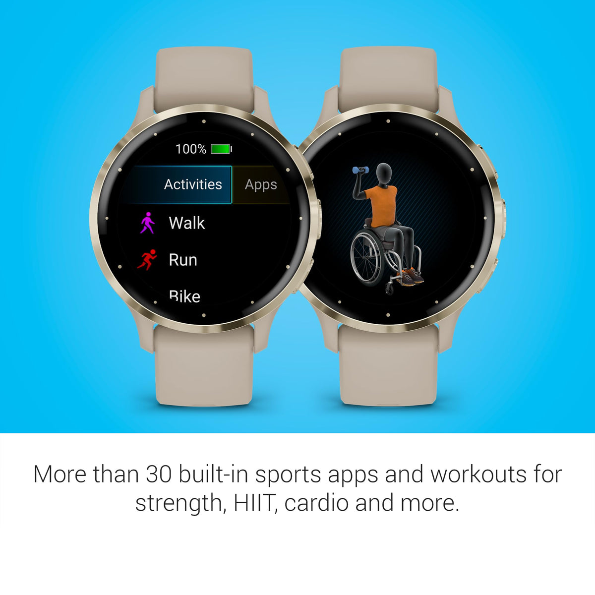 Garmin Venu® 3S, Premium Fitness Smartwatch, 41mm, French Gray