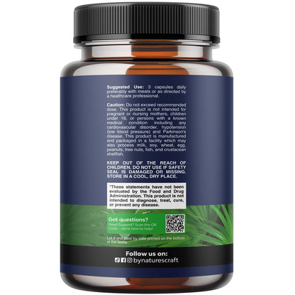 Herbal Prostate Supplement for Men - Potent Pygeum and Saw Palmetto Extract for Urinary Tract Support - Prostate Health Blend with Beta Sitosterol & Green Tea - Nighttime Comfort Support - 90 Count