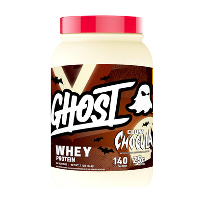 GHOST Whey Protein Powder, Cinnabon - 2LB, 25G of Protein - Cinnamon Roll Flavored Isolate, Concentrate & Hydrolyzed Whey Protein Blend - Post Workout Shakes - Soy & Gluten Free