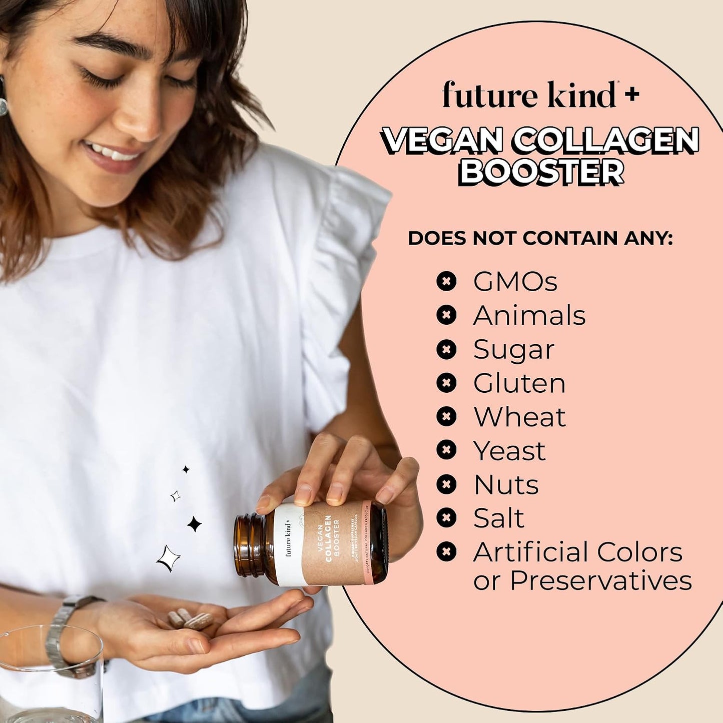 Future Kind Best Sellers Bundle | Vegan Multivitamins and Collagen Booster | Vegan Multivitamins for Women and Men with B12, Omega 3, and Vitamin D3 | Collagen Supports Skin, Hair, and Nail Health