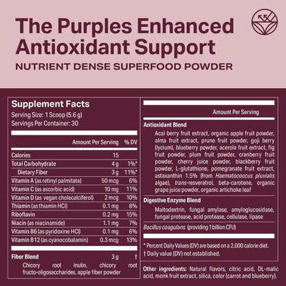 Proper The Purples Antioxidant Superfood Powder with Acai and Blueberry