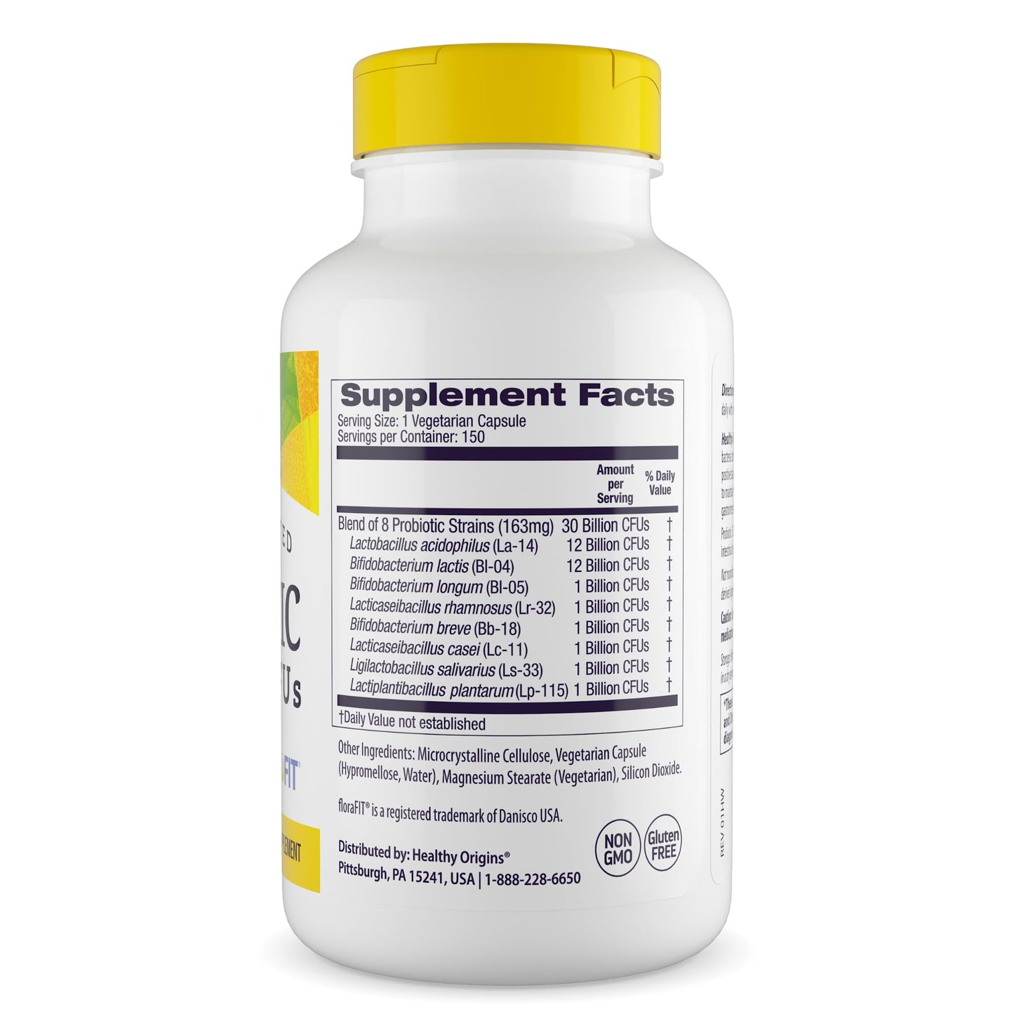 Healthy Origins Probiotic 30 Billion CFUs, 60 Veggie Caps