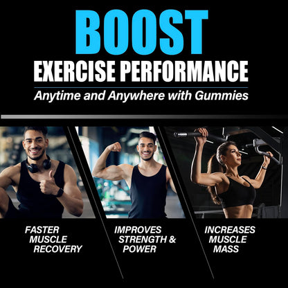 vidabotan Creatine Monohydrate Gummies for Men & Women-5g of Creatine Monohydrate