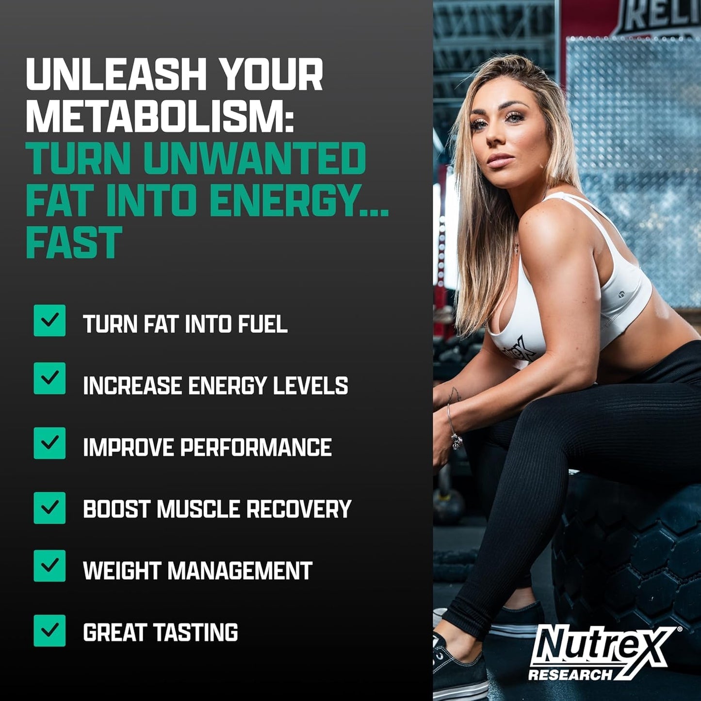 Nutrex Research L Carnitine 3000 - Clinically Dosed L-Carnitine Liquid for Energy, Metabolism & Muscle Recovery - Delicious Strawberry Watermelon - No Sugar, No Carbs, No Stimulants - 31 Servings