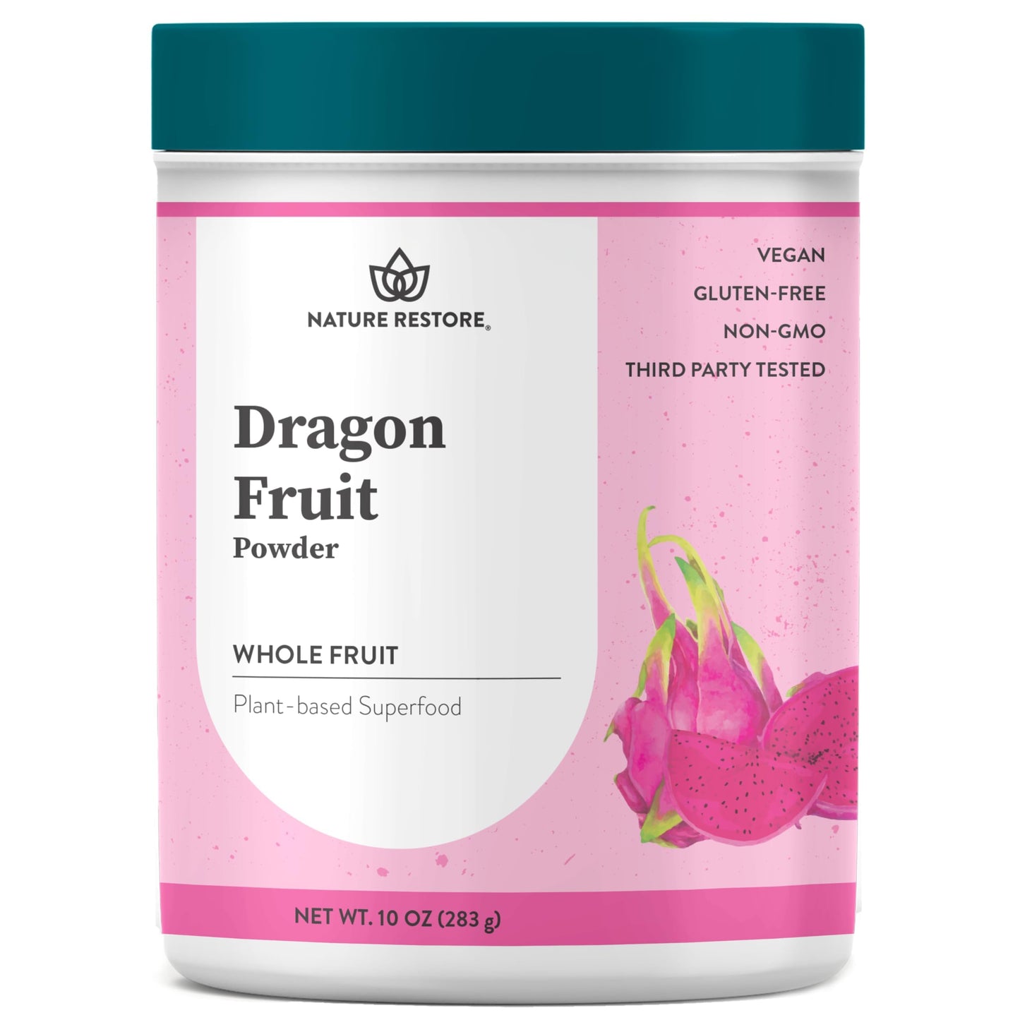 Pink Pitaya Powder, 8 Ounces, Non GMO, Gluten Free, Vegan, Packaged Locally in California
