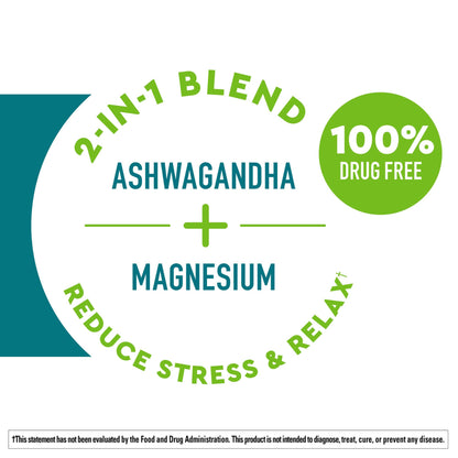 Nature Made Wellblends Calm & Relax, Ashwagandha 125 mg, Magnesium 300 mg