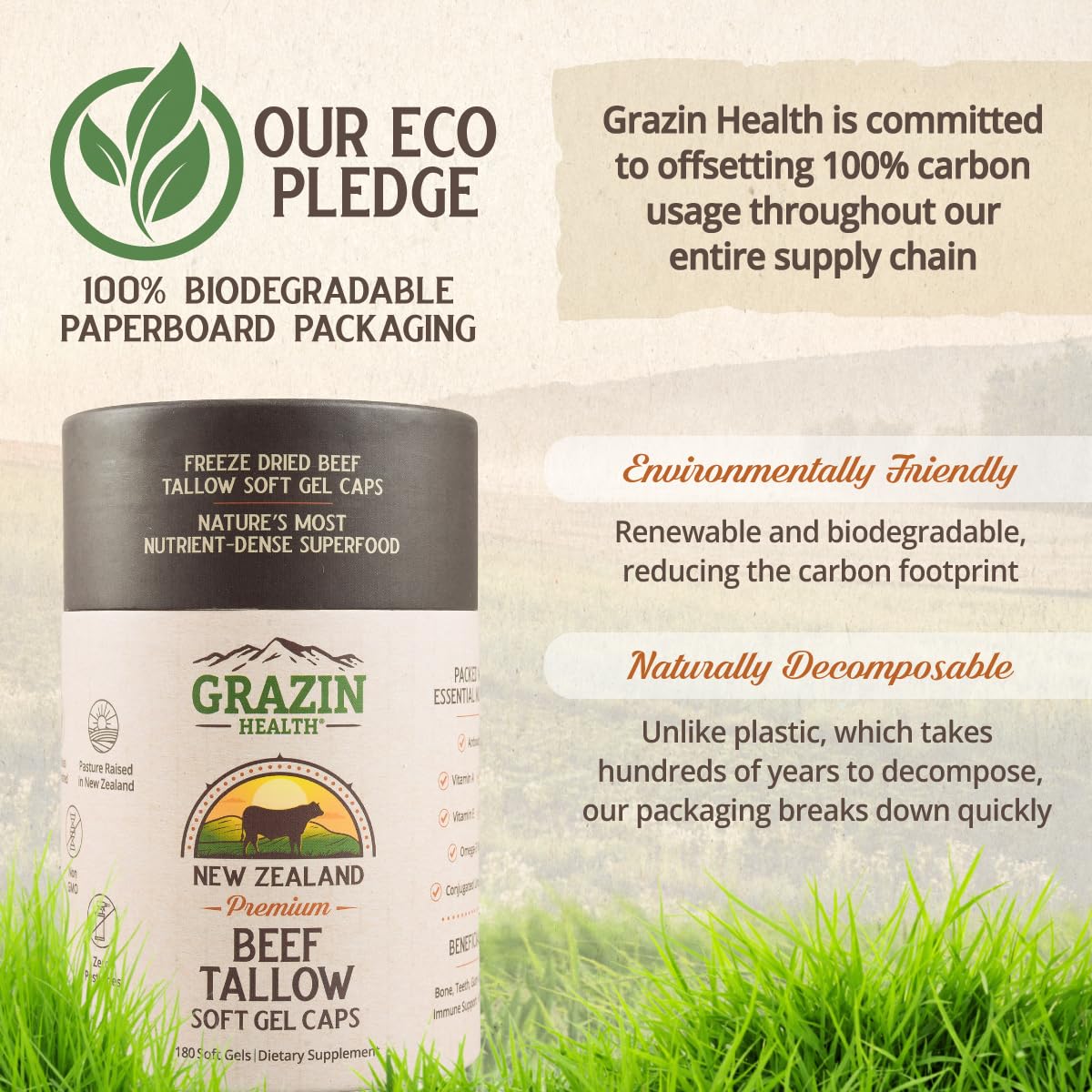 Bovine Organ Complex 3000mg per Serving (30 Servings) | Pancreas, Liver, Spleen, Kidney, Heart (600 Mg per Organ per Capsule) Grass Fed