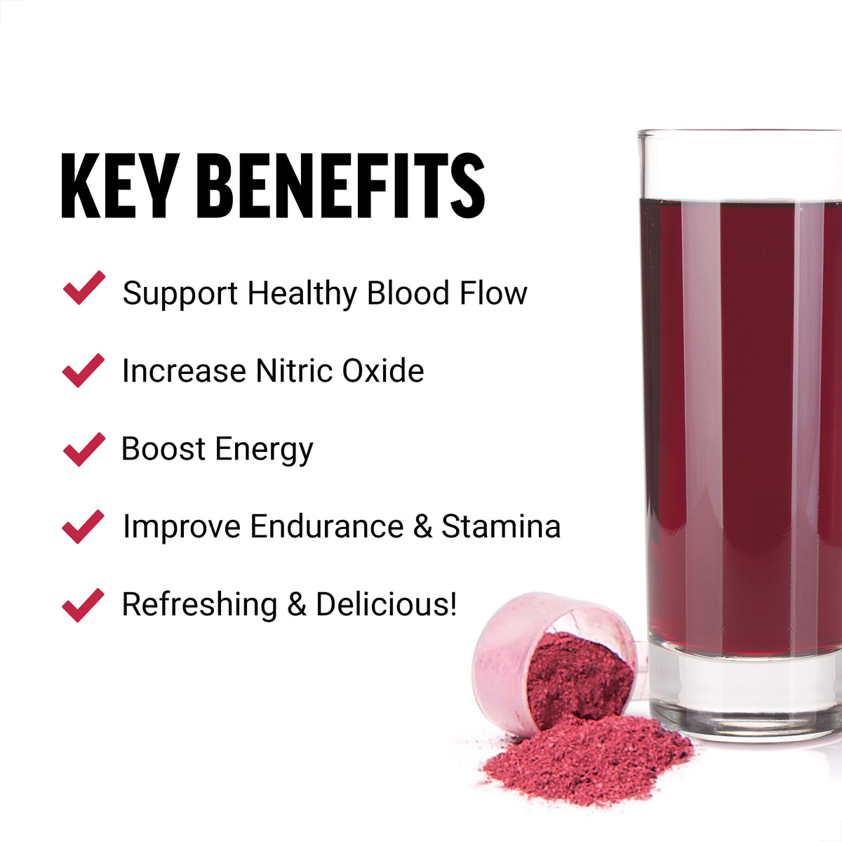 Force Factor Total Beets Blood Pressure Support Supplements with Beet Powder & Total