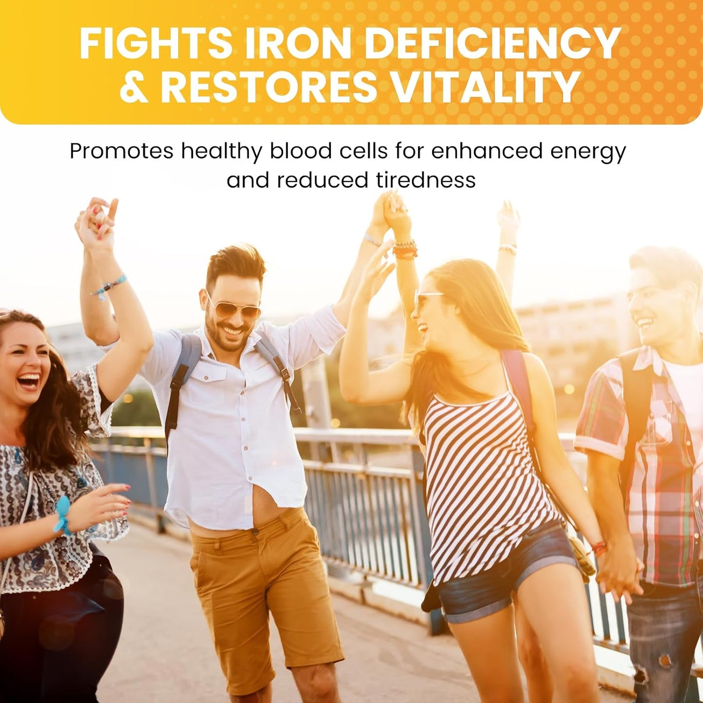 Liquid Magnesium & Iron Supplement Pineapple Flavor