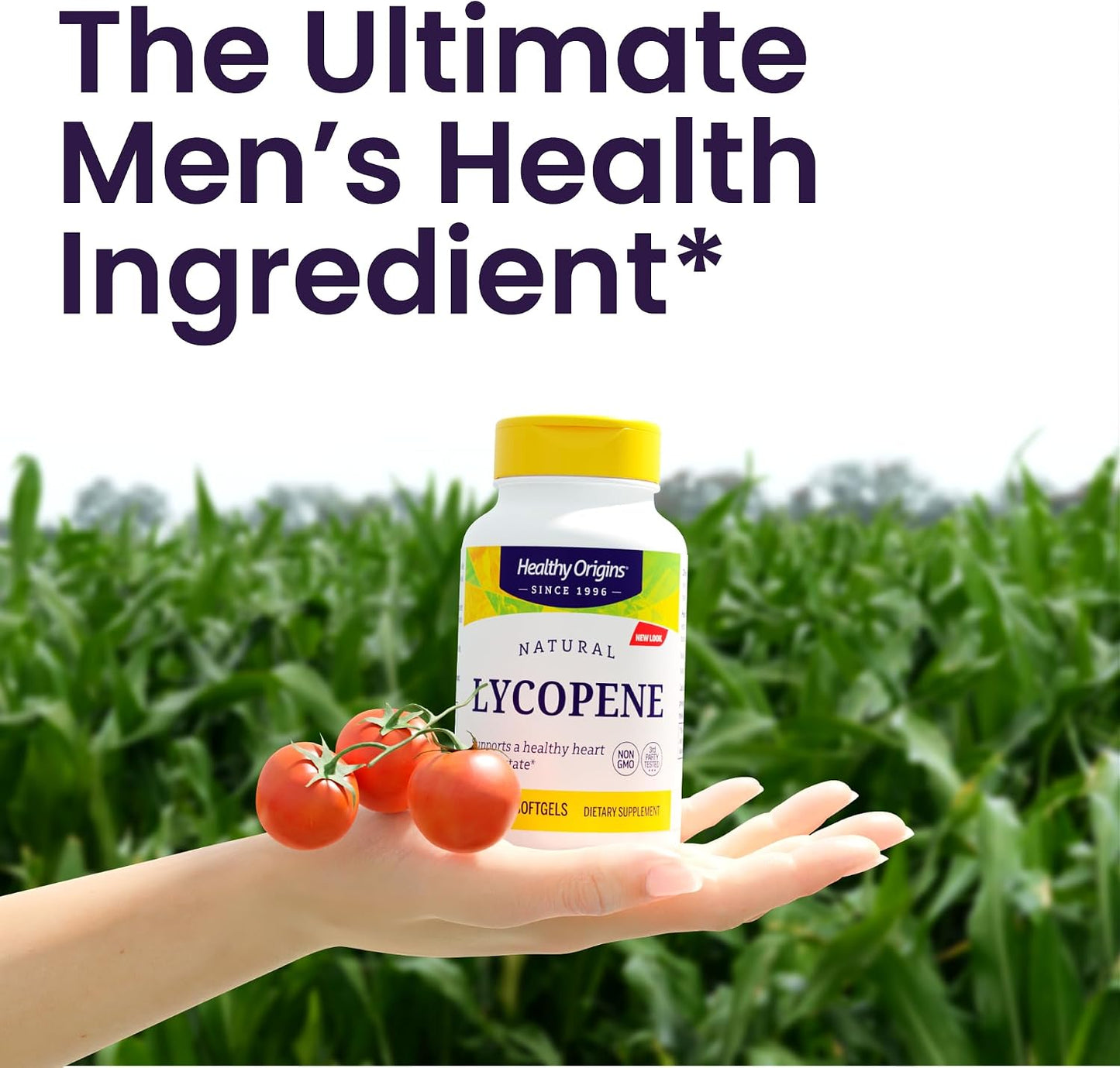 Healthy Origins Lycopene 15 mg, Natural Tomato, 180 Softgels