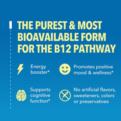 Organic Vitamin B12 Liquid Drops, Strawberry, Enhanced Energy, 1 Fl Oz | USDA Organic Vitamin B12 Liquid Drops, Highly Bioavailable Methylcobalamin for Nervous System Support, 30 Servings, Non-GMO