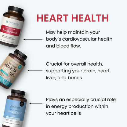 Healthy Heart – Grape Seed Extract & Taurine, Cardiovascular Support, 60ct