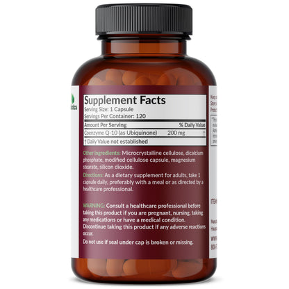 Futurebiotics CoQ10 200 MG Cellular Energy Production, 60 Vegetarian Capsules