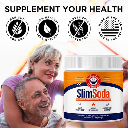 Slim Soda Powder, SlimSoda Weight and Wellness Support 1-Pack, 30 Servings