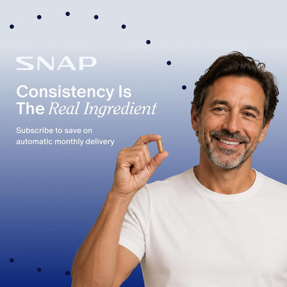 Snap Supplements Prostate Health Supplements for Men, 90 Vegan Capsules | Supports Urinary Tone and Healthy DHT Balance, Saw Palmetto for Men, Stinging Nettle, Beta-Sitosterol, Non-GMO, Gluten-Free
