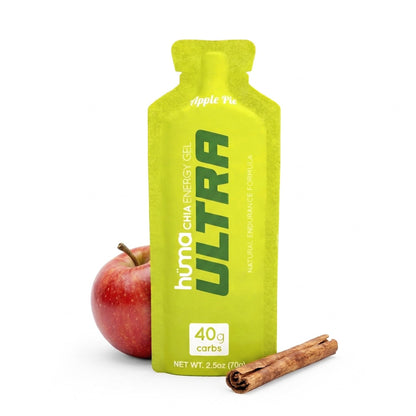 Huma Ultra Energy Gel, Apple Pie, 8 Gels