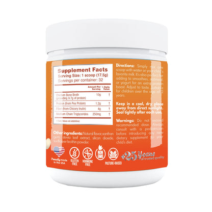 VAL Happy Kids Chicken Bone Broth Protein Powder - Natural Growth & Immune Support