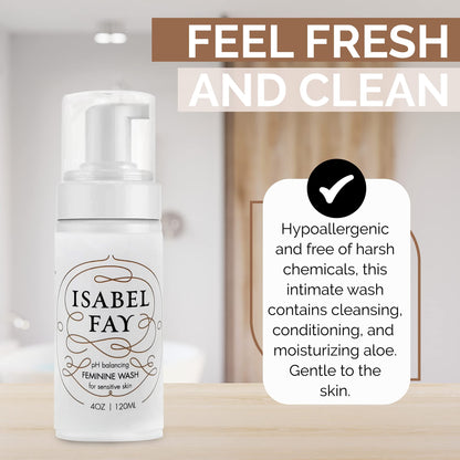 Isabel Fay ph Balanced Feminine Intimate Foam Wash gentle and safe for sensitive skin