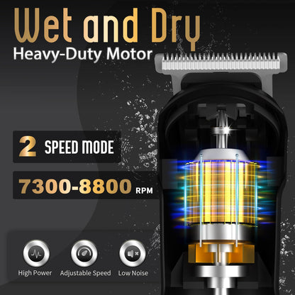 Ufree Beard Trimmer for Men, Waterproof Electric Razor Hair Trimmer, Cordless Hair