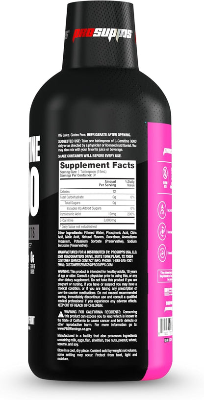 ProSupps L-Carnitine 3000 Stimulant Free Liquid Shots (Dragon Fruit) and Mr. Hyde Signature Series Pre-Workout Energy Powdered Drink (Blue Razz) Bundle