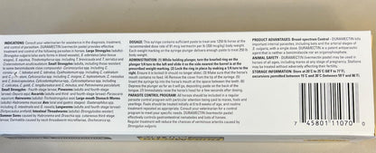 Duramectin Ivermectin Paste 1.87% for Horses, 0.21 oz