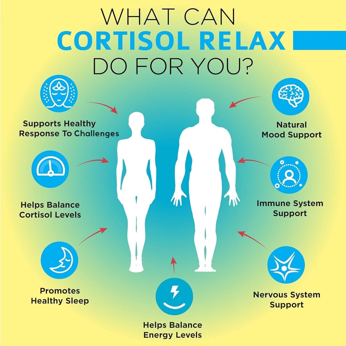 OmniBiotics Cortisol Relax Supplement + Magnesium Glycinate
