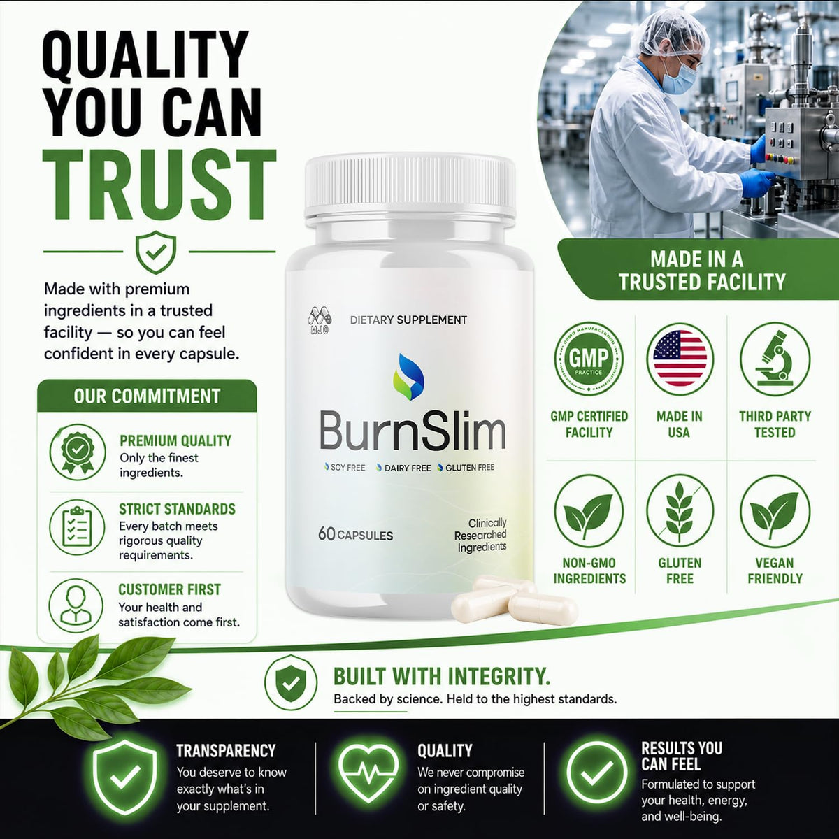 Burn Slim Capsules Weight Loss, Burn Slim Weight Loss 3-Pack, 180 Capsules