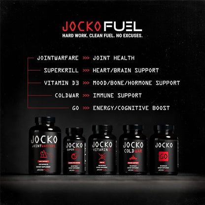 Jocko Fuel Immune Support Supplement - Elderberry with Zinc & Vitamin C for Adults - Immune Defense with Vitamin C, D3, Superfoods, Herbs, & Minerals (90 Capsules)