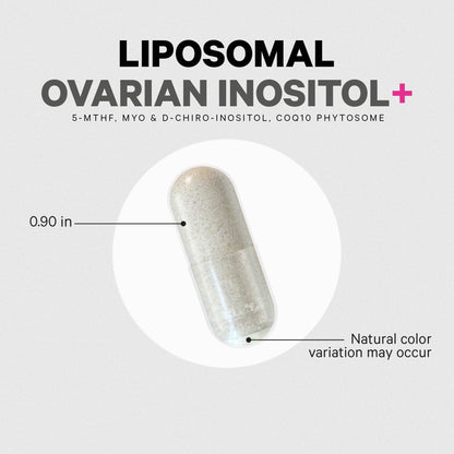 Codeage Liposomal Ovarian Inositol + Supplement - Myo-Inositol, D-Chiro-Inositol