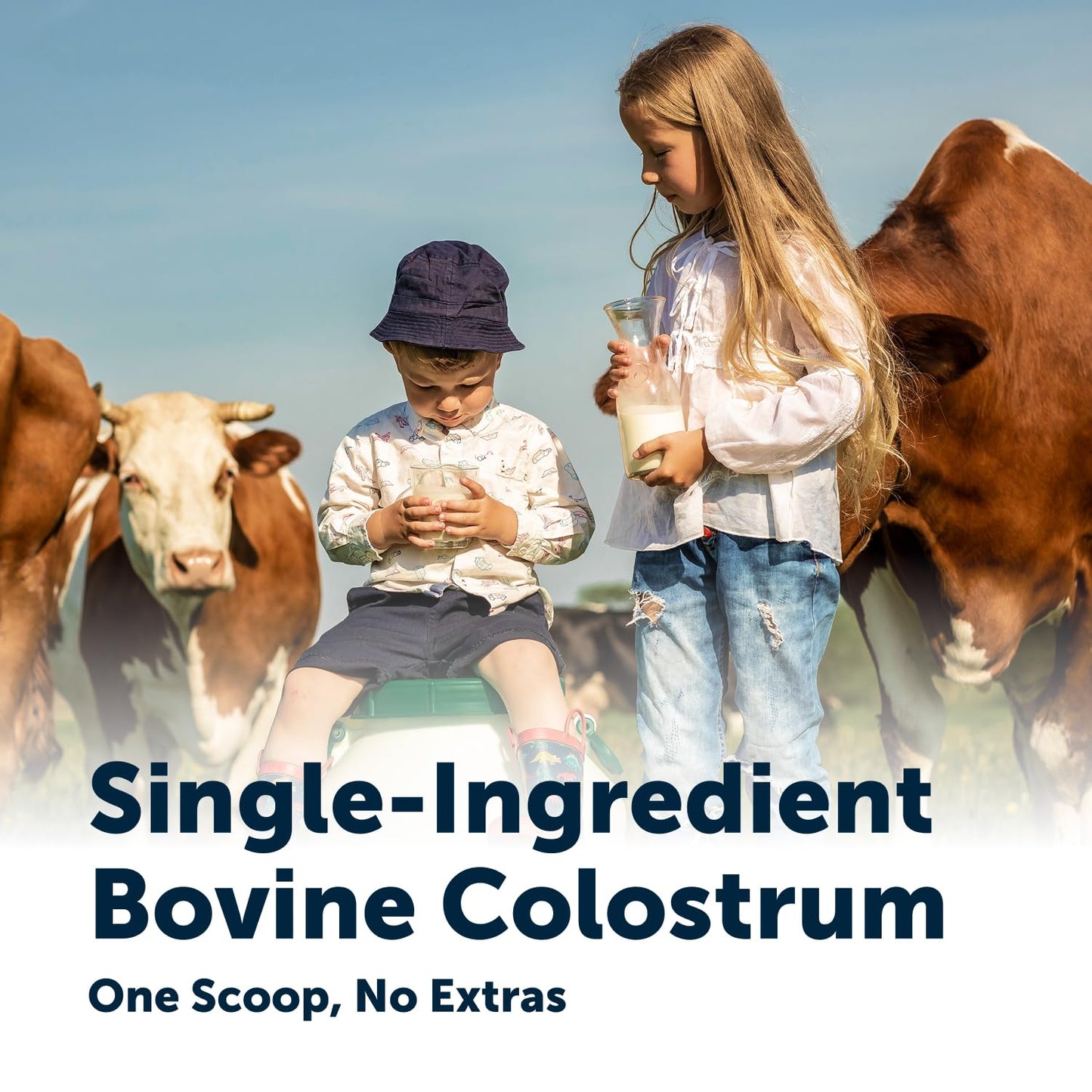 Micro Ingredients Bovine Colostrum Powder, 8 oz | Colostrum Supplement for Women & Men | Unflavored & Instant Dissolve | Non-GMO, Gluten-Free